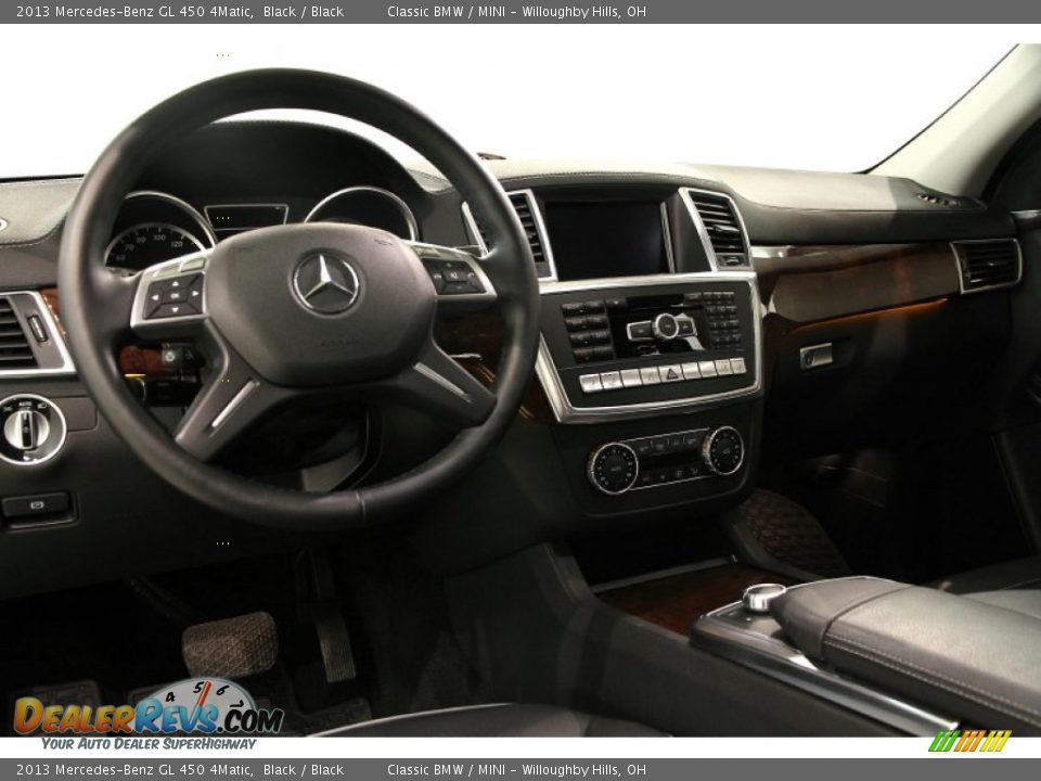 2013 Mercedes-Benz GL 450 4Matic Black / Black Photo #14