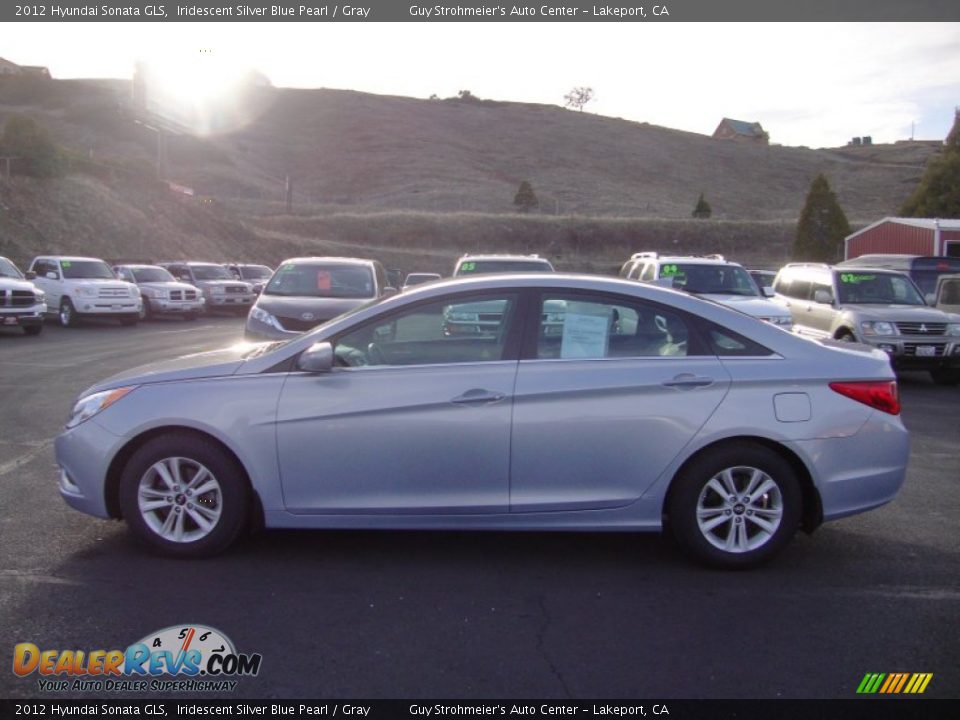 2012 Hyundai Sonata GLS Iridescent Silver Blue Pearl / Gray Photo #4