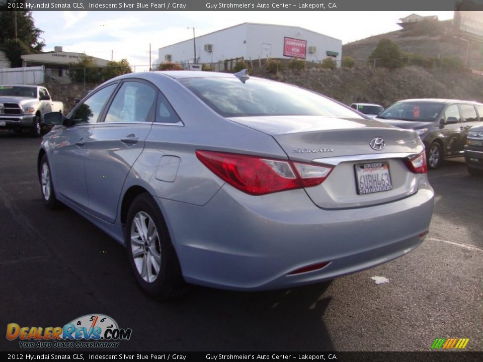 2012 Hyundai Sonata GLS Iridescent Silver Blue Pearl / Gray Photo #5