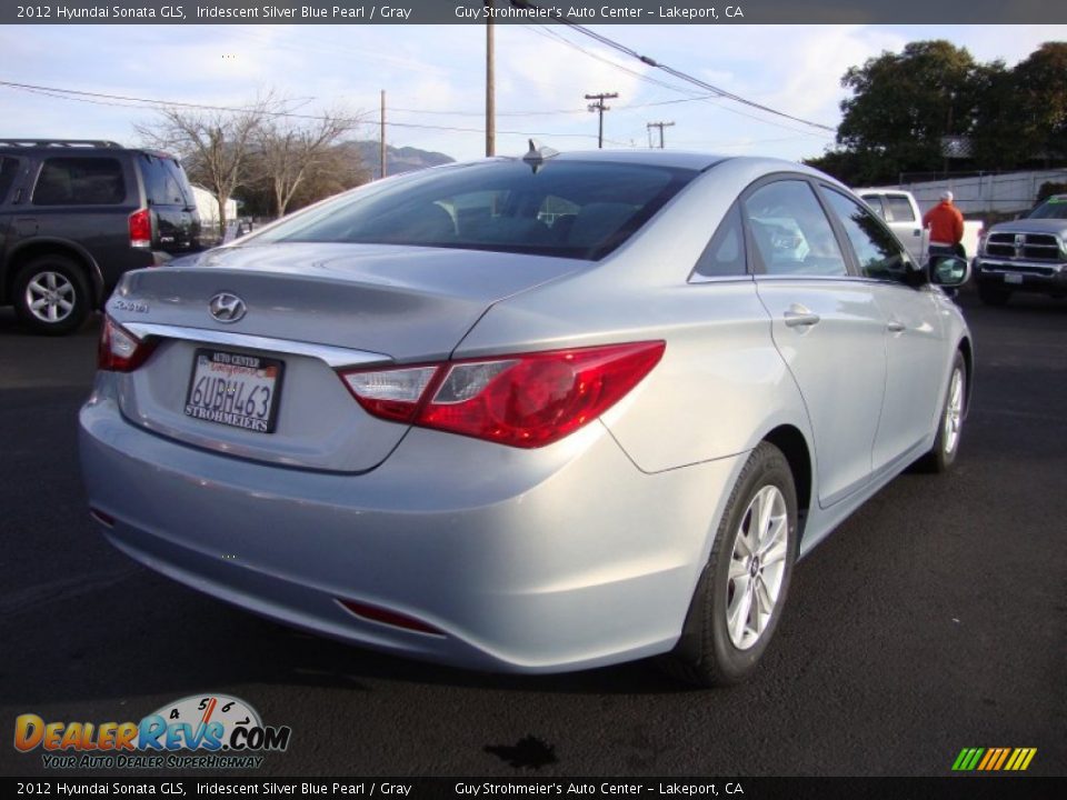 2012 Hyundai Sonata GLS Iridescent Silver Blue Pearl / Gray Photo #7