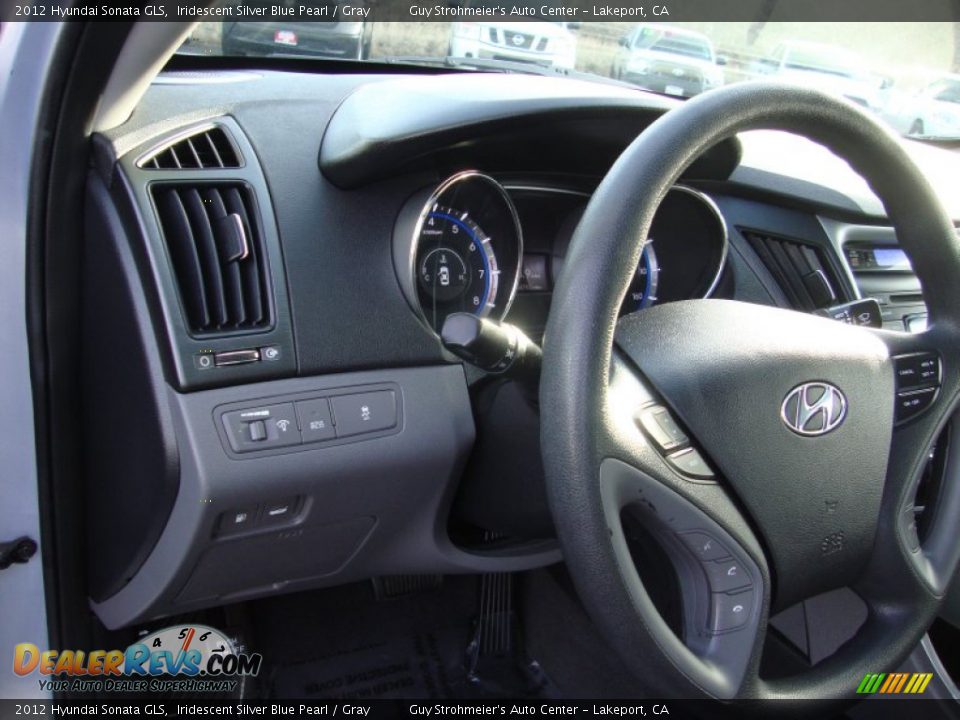2012 Hyundai Sonata GLS Iridescent Silver Blue Pearl / Gray Photo #11