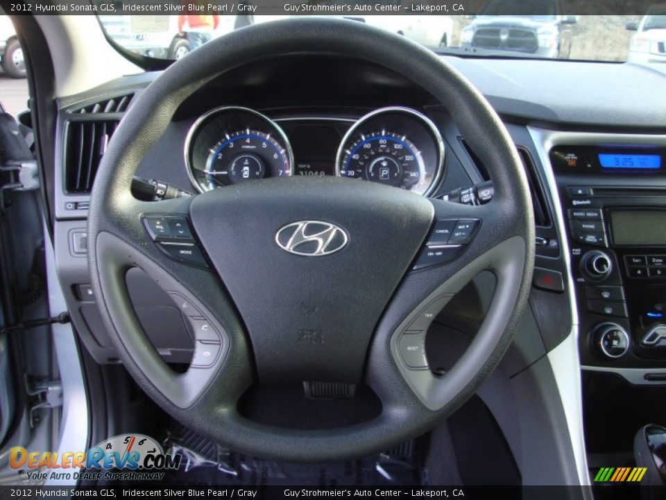 2012 Hyundai Sonata GLS Iridescent Silver Blue Pearl / Gray Photo #13