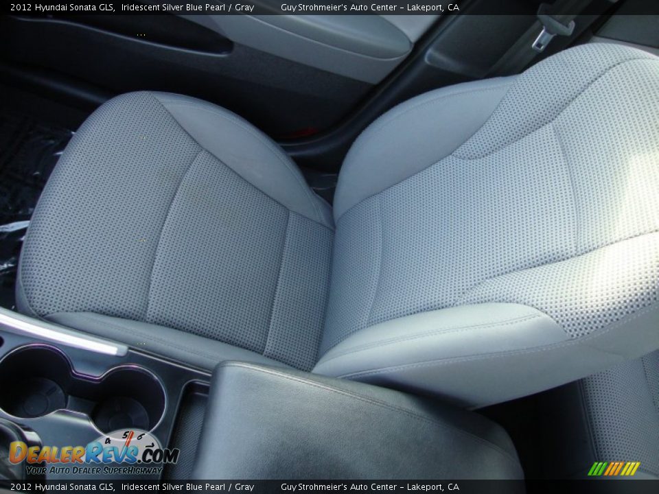 2012 Hyundai Sonata GLS Iridescent Silver Blue Pearl / Gray Photo #17