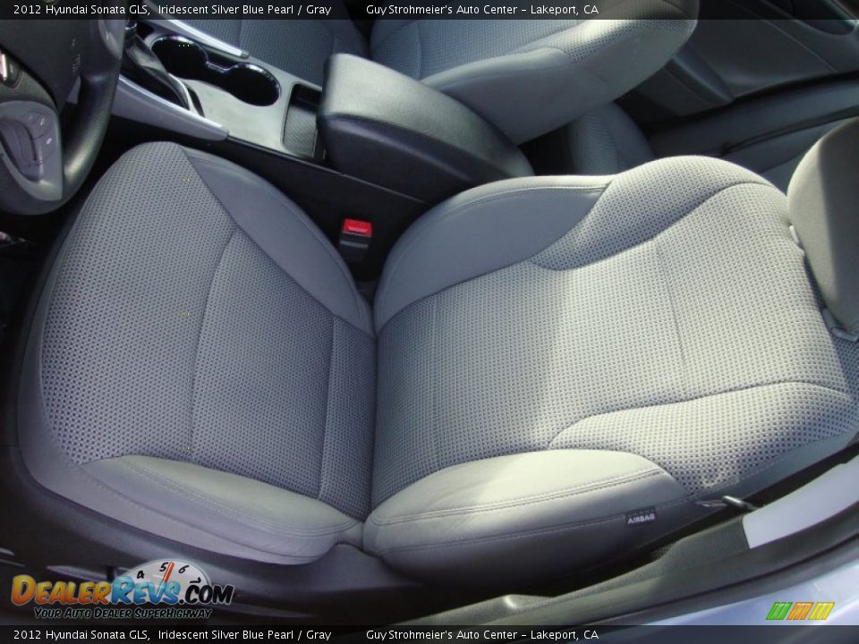 2012 Hyundai Sonata GLS Iridescent Silver Blue Pearl / Gray Photo #19