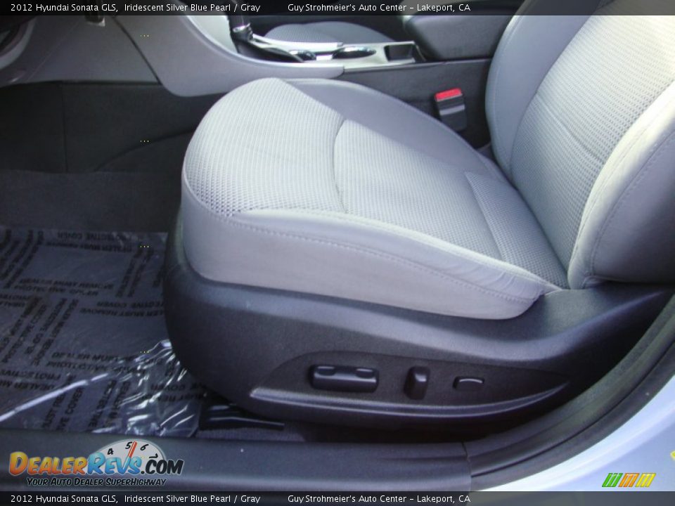 2012 Hyundai Sonata GLS Iridescent Silver Blue Pearl / Gray Photo #20