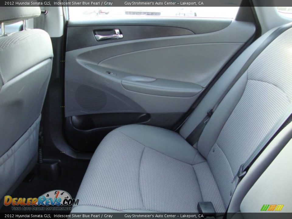 2012 Hyundai Sonata GLS Iridescent Silver Blue Pearl / Gray Photo #21
