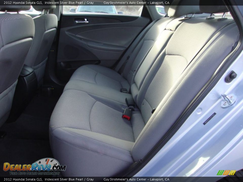 2012 Hyundai Sonata GLS Iridescent Silver Blue Pearl / Gray Photo #22