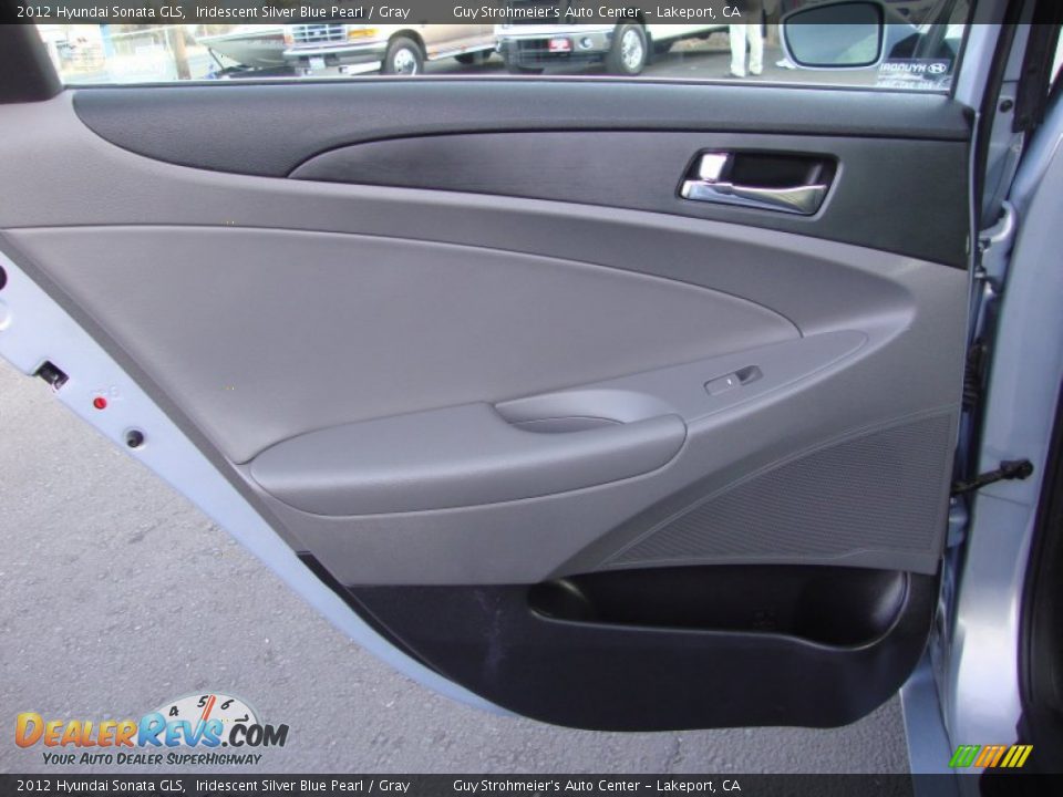 2012 Hyundai Sonata GLS Iridescent Silver Blue Pearl / Gray Photo #23