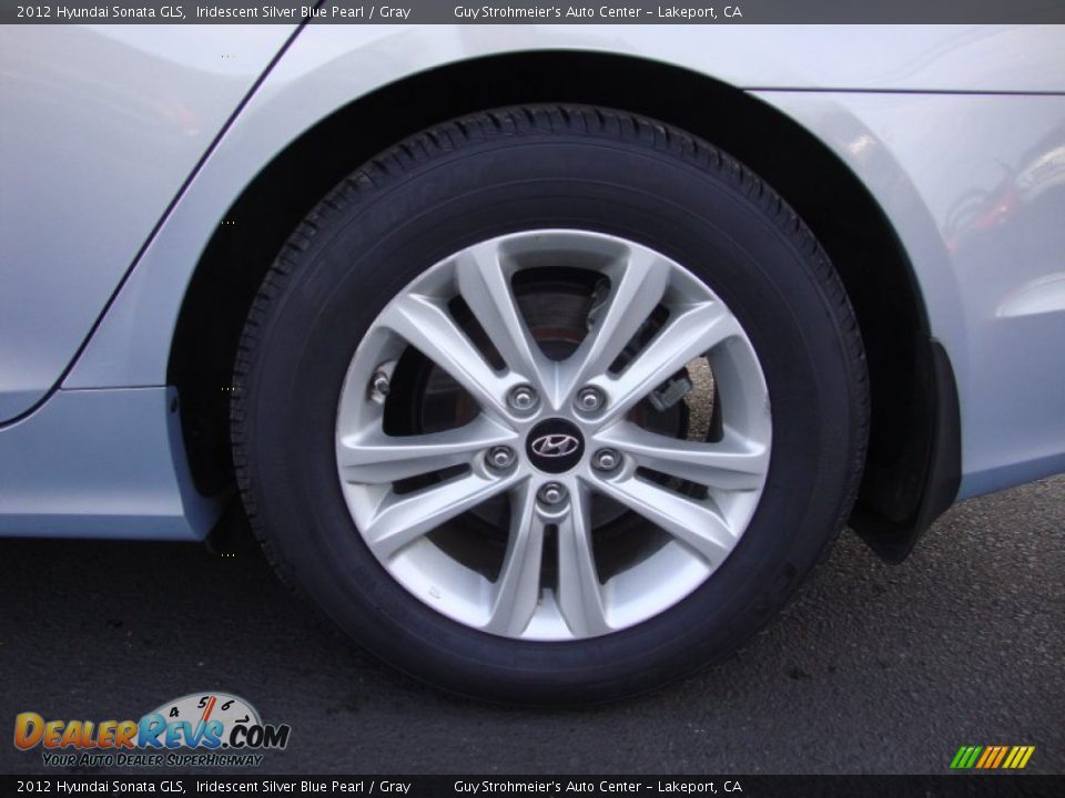2012 Hyundai Sonata GLS Iridescent Silver Blue Pearl / Gray Photo #25