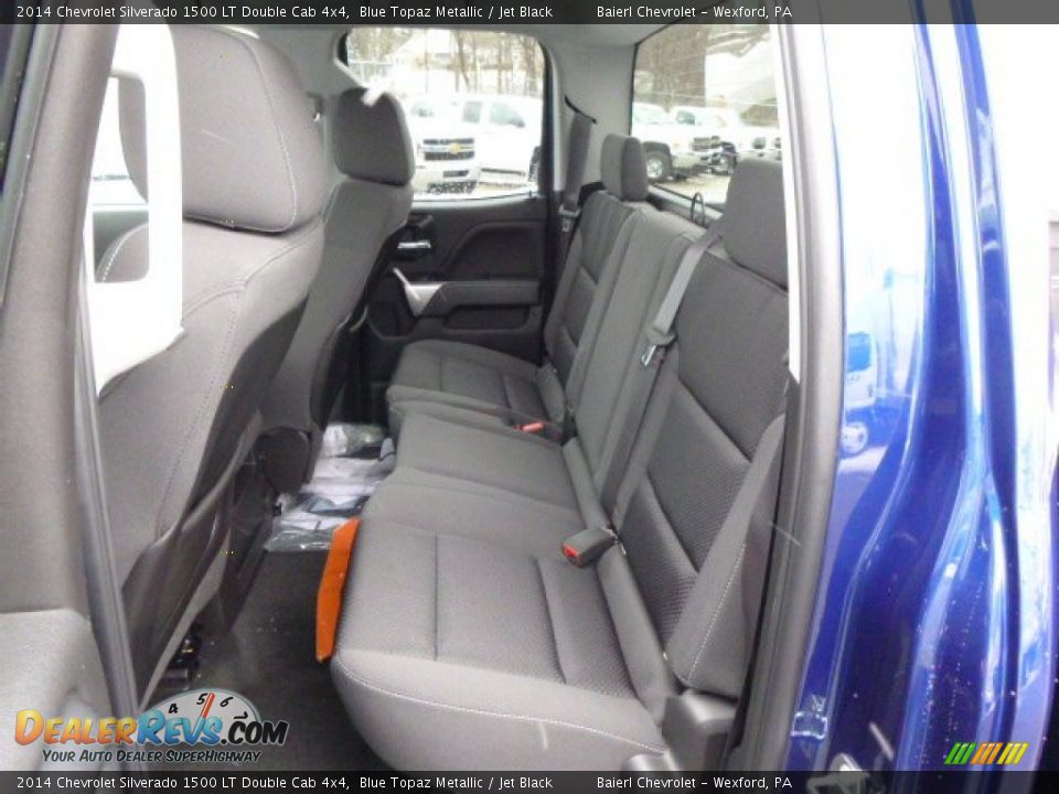 2014 Chevrolet Silverado 1500 LT Double Cab 4x4 Blue Topaz Metallic / Jet Black Photo #11