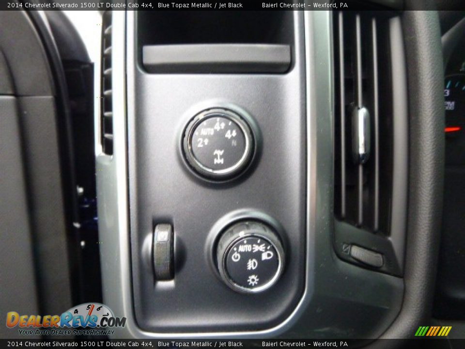 2014 Chevrolet Silverado 1500 LT Double Cab 4x4 Blue Topaz Metallic / Jet Black Photo #15