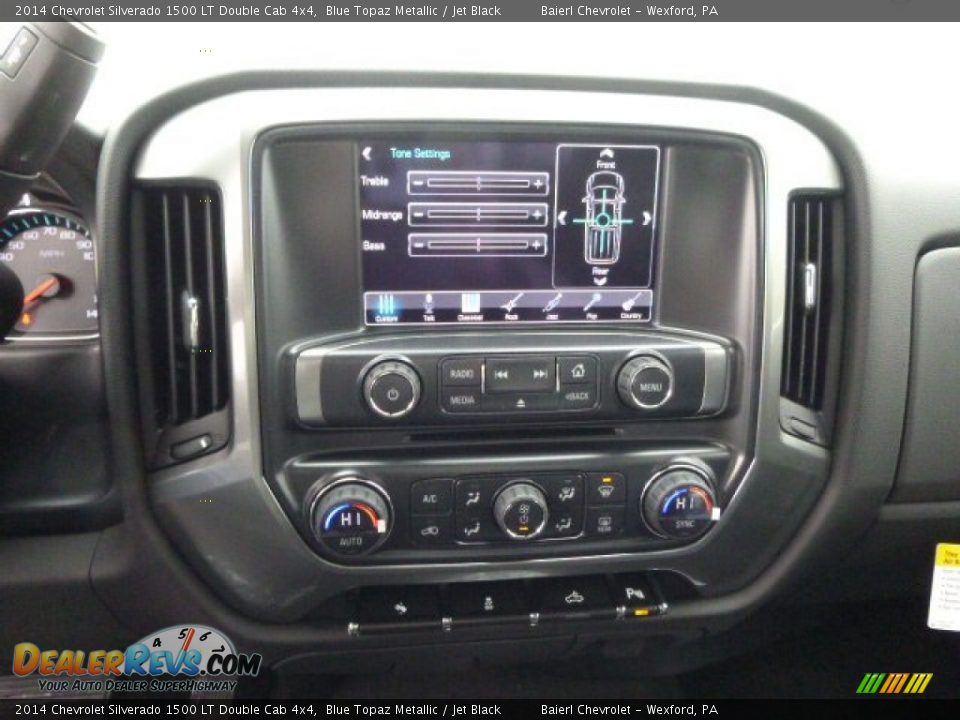 2014 Chevrolet Silverado 1500 LT Double Cab 4x4 Blue Topaz Metallic / Jet Black Photo #16