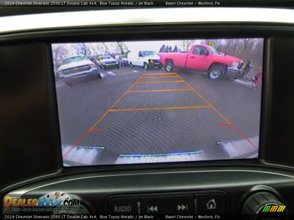 2014 Chevrolet Silverado 1500 LT Double Cab 4x4 Blue Topaz Metallic / Jet Black Photo #17