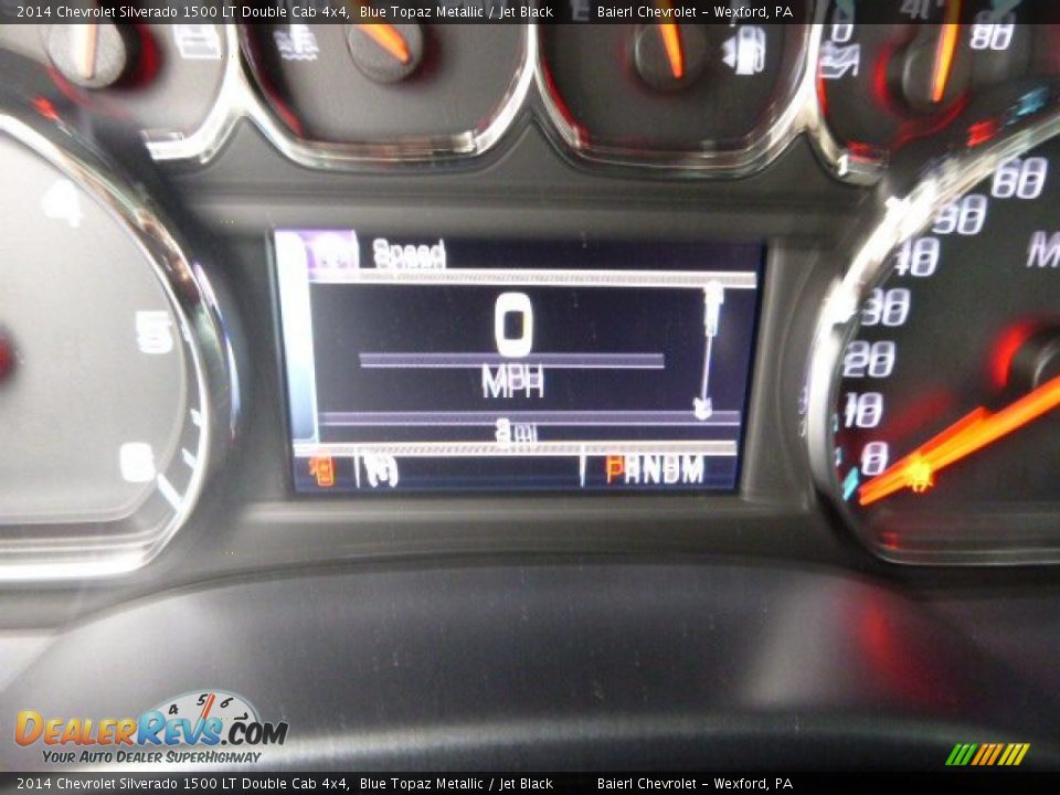 2014 Chevrolet Silverado 1500 LT Double Cab 4x4 Blue Topaz Metallic / Jet Black Photo #19