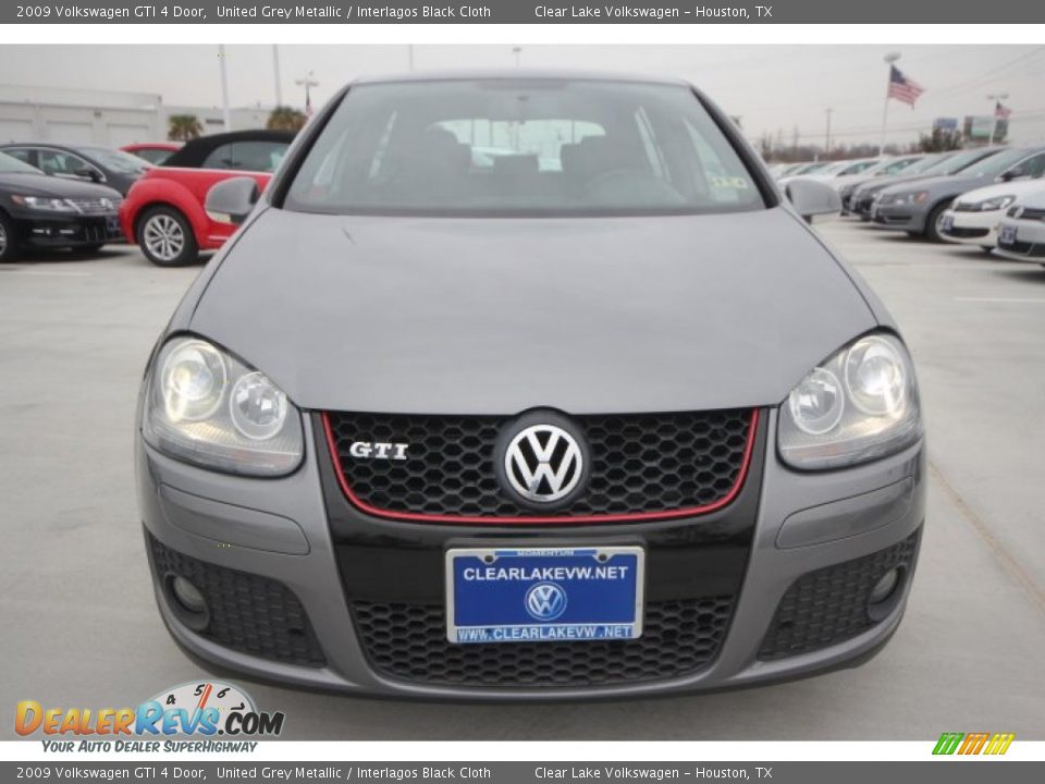 2009 Volkswagen GTI 4 Door United Grey Metallic / Interlagos Black Cloth Photo #2