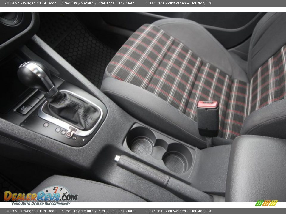 2009 Volkswagen GTI 4 Door United Grey Metallic / Interlagos Black Cloth Photo #14