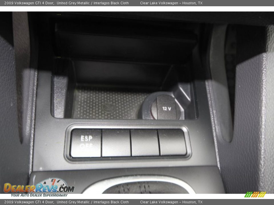 2009 Volkswagen GTI 4 Door United Grey Metallic / Interlagos Black Cloth Photo #16