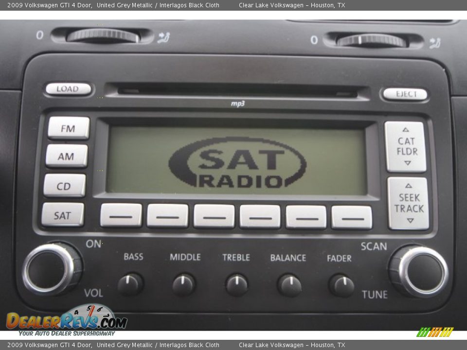2009 Volkswagen GTI 4 Door United Grey Metallic / Interlagos Black Cloth Photo #18