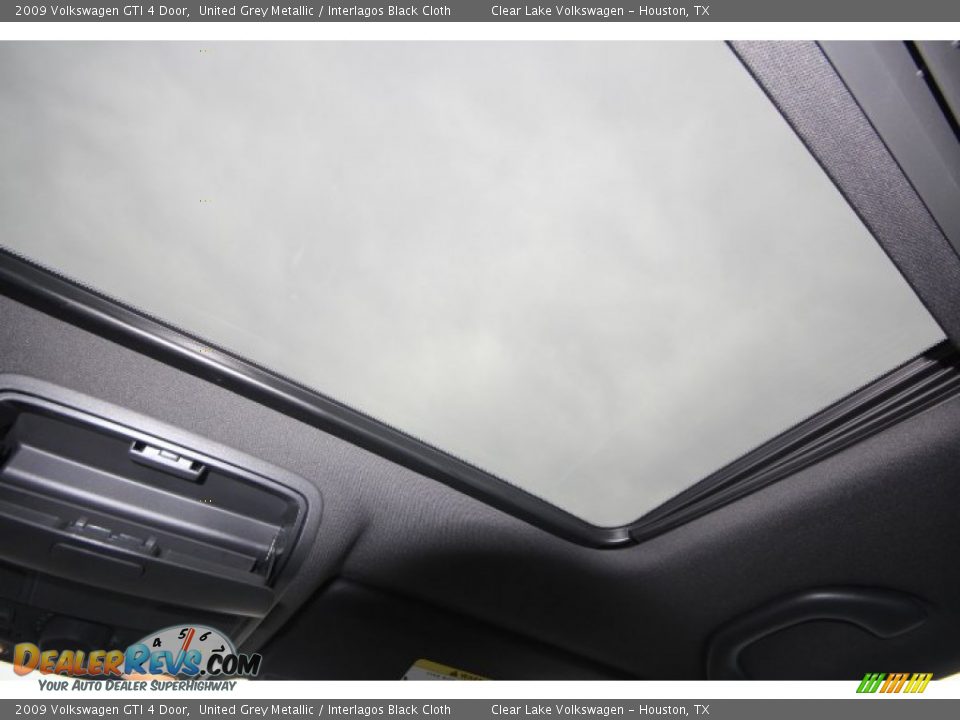 2009 Volkswagen GTI 4 Door United Grey Metallic / Interlagos Black Cloth Photo #19