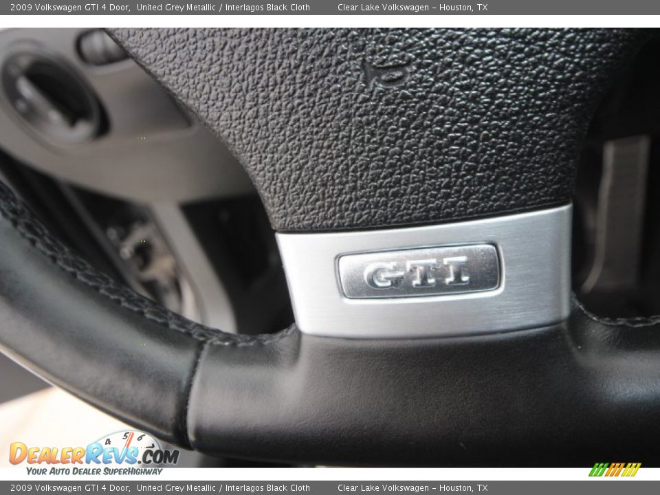 2009 Volkswagen GTI 4 Door United Grey Metallic / Interlagos Black Cloth Photo #23