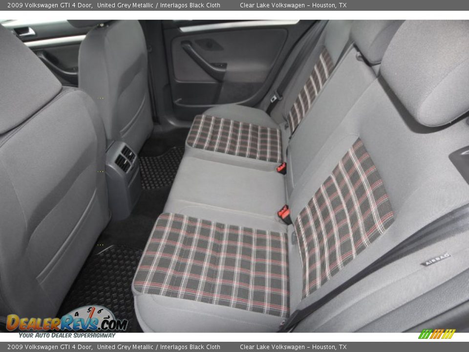 2009 Volkswagen GTI 4 Door United Grey Metallic / Interlagos Black Cloth Photo #25