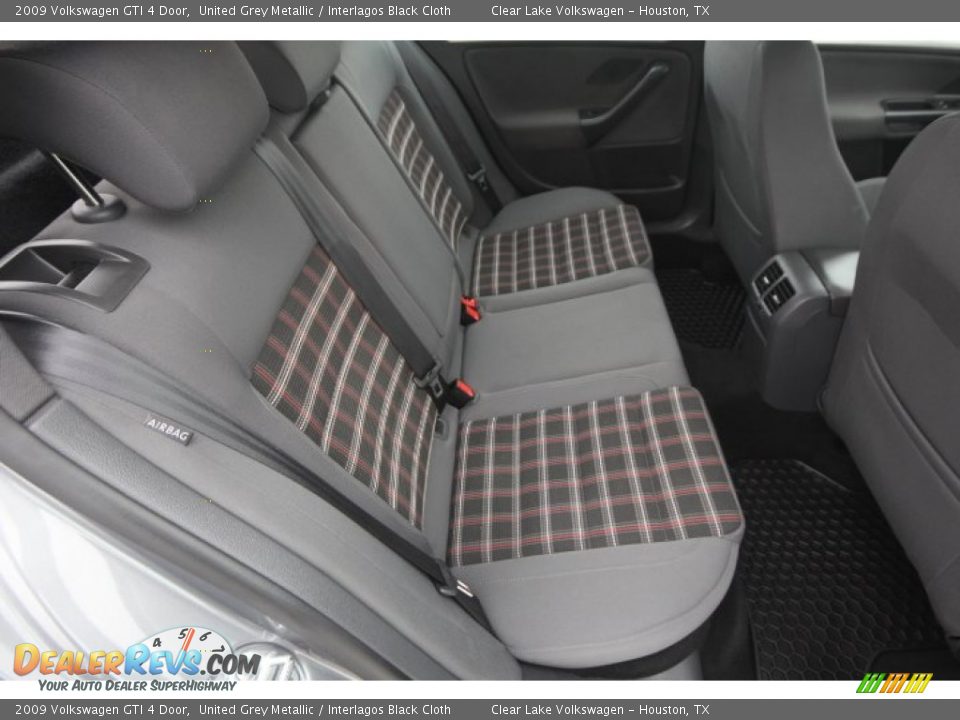 2009 Volkswagen GTI 4 Door United Grey Metallic / Interlagos Black Cloth Photo #30