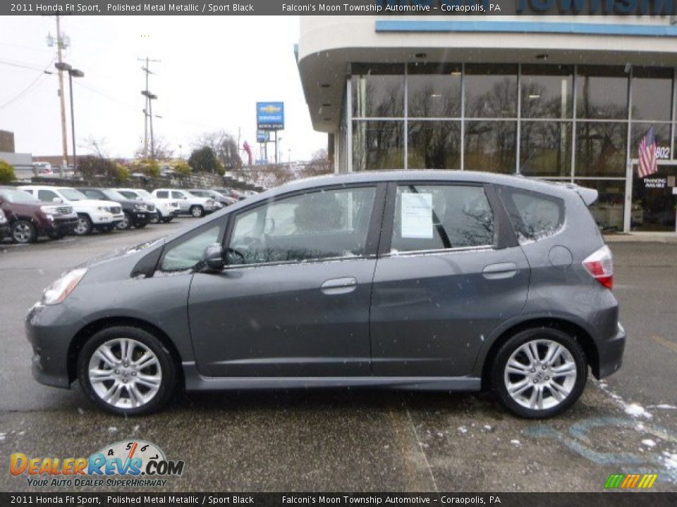 2011 Honda Fit Sport Polished Metal Metallic / Sport Black Photo #2