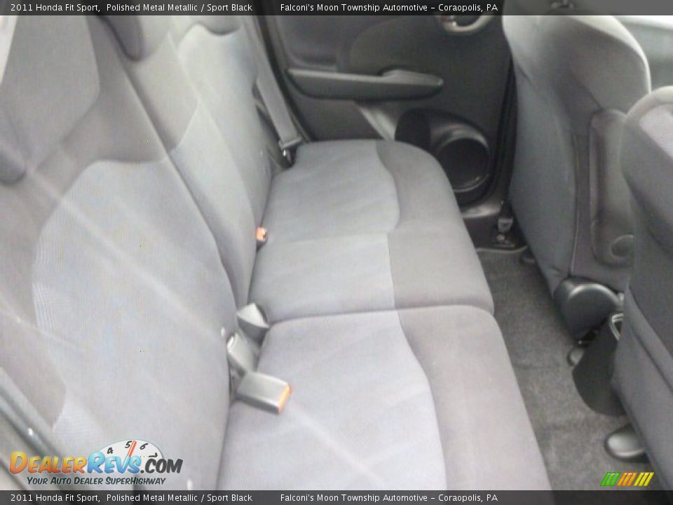 2011 Honda Fit Sport Polished Metal Metallic / Sport Black Photo #13