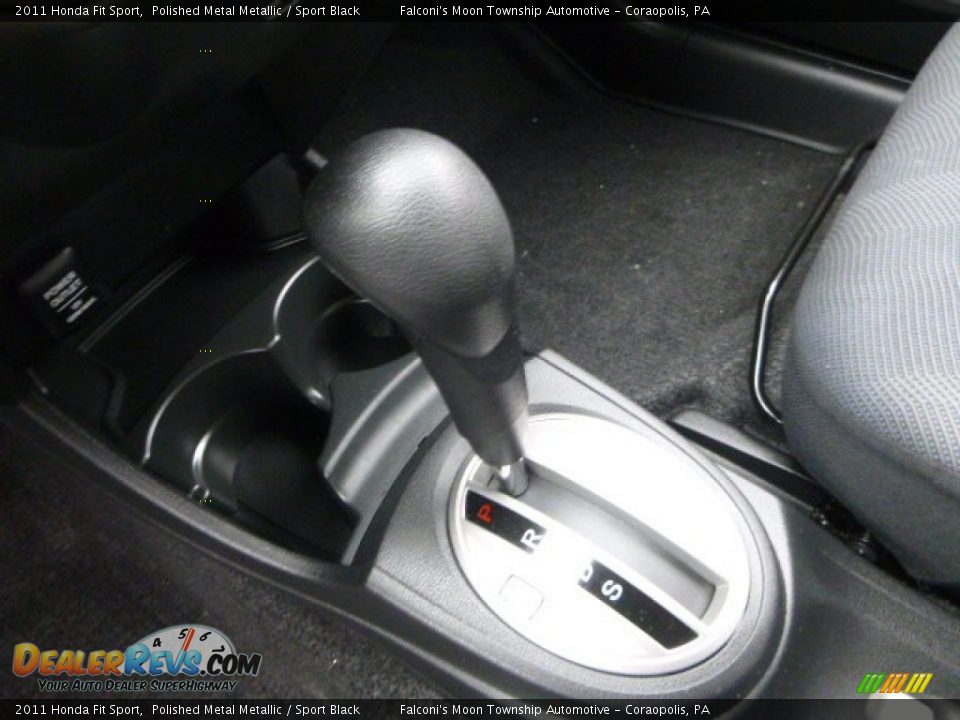 2011 Honda Fit Sport Polished Metal Metallic / Sport Black Photo #21