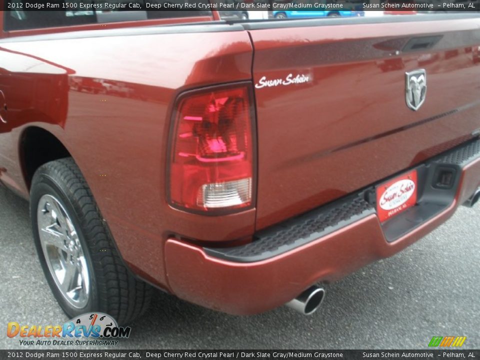 2012 Dodge Ram 1500 Express Regular Cab Deep Cherry Red Crystal Pearl / Dark Slate Gray/Medium Graystone Photo #17