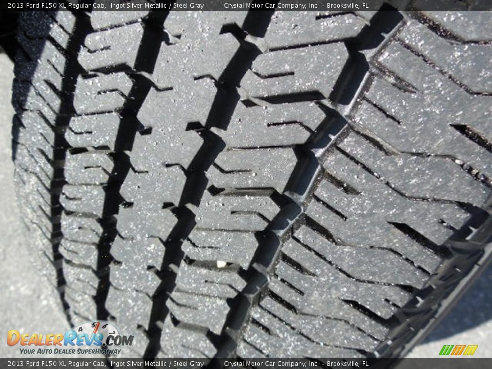 2013 Ford F150 XL Regular Cab Ingot Silver Metallic / Steel Gray Photo #14