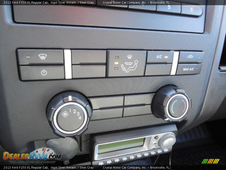 2013 Ford F150 XL Regular Cab Ingot Silver Metallic / Steel Gray Photo #19