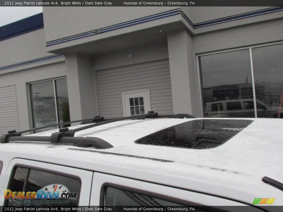 2012 Jeep Patriot Latitude 4x4 Bright White / Dark Slate Gray Photo #4