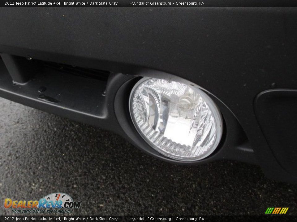 2012 Jeep Patriot Latitude 4x4 Bright White / Dark Slate Gray Photo #6