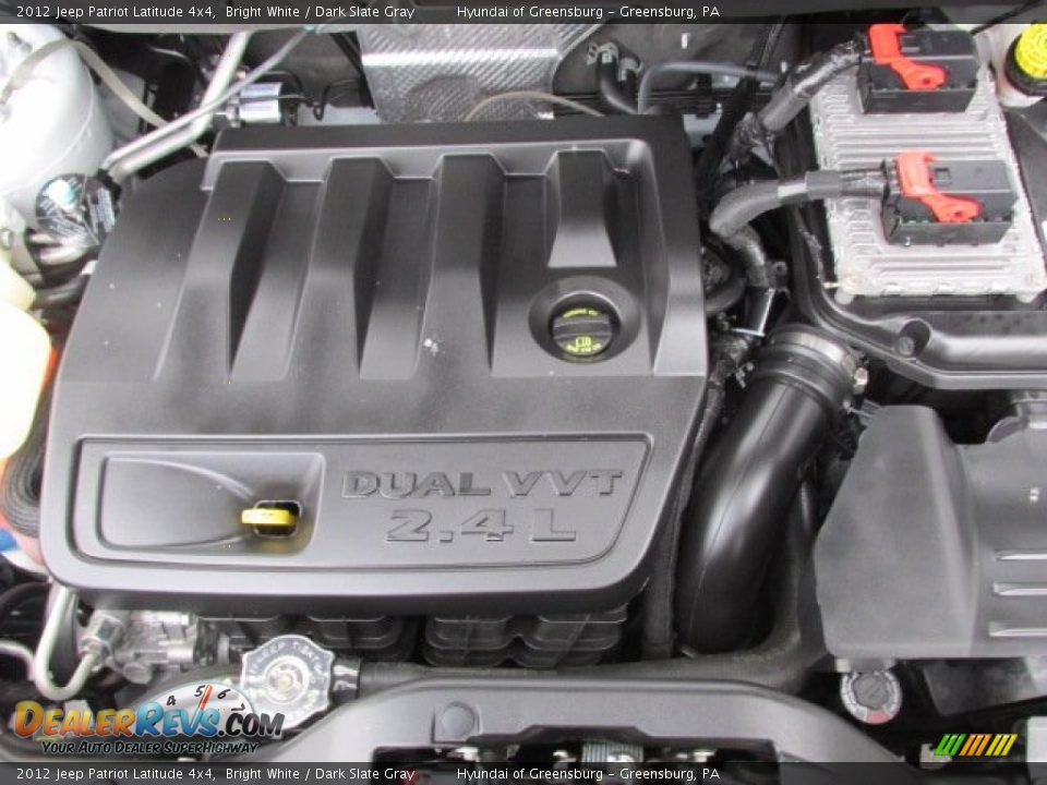 2012 Jeep Patriot Latitude 4x4 Bright White / Dark Slate Gray Photo #11