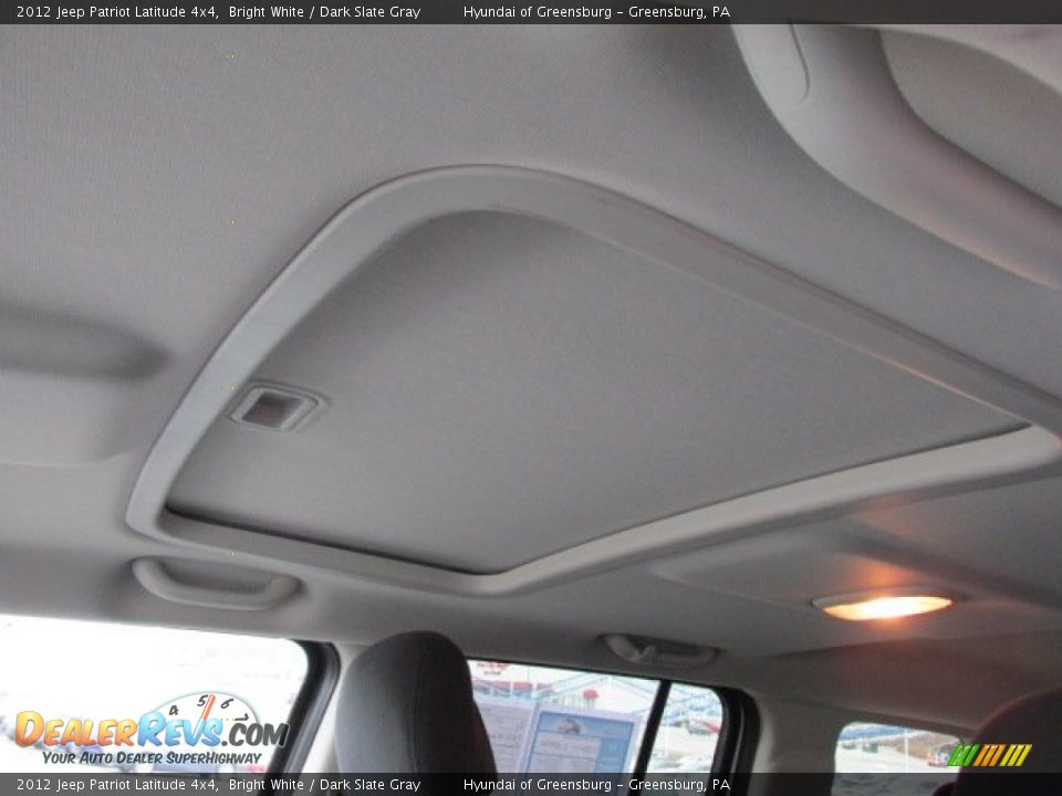 2012 Jeep Patriot Latitude 4x4 Bright White / Dark Slate Gray Photo #12