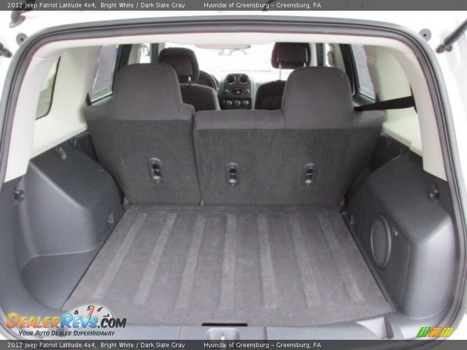 2012 Jeep Patriot Latitude 4x4 Bright White / Dark Slate Gray Photo #20