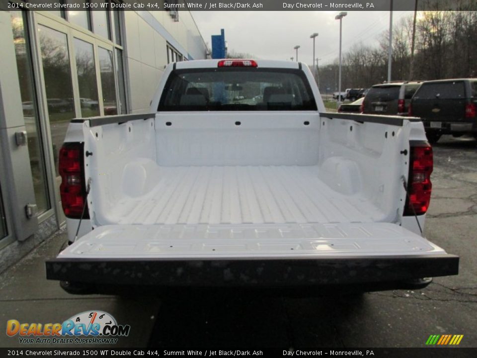 2014 Chevrolet Silverado 1500 WT Double Cab 4x4 Summit White / Jet Black/Dark Ash Photo #6