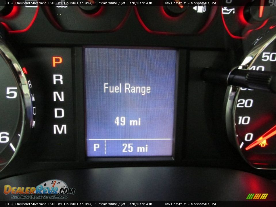 2014 Chevrolet Silverado 1500 WT Double Cab 4x4 Summit White / Jet Black/Dark Ash Photo #20