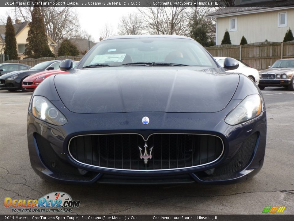 2014 Maserati GranTurismo Sport Coupe Blu Oceano (Blue Metallic) / Cuoio Photo #2