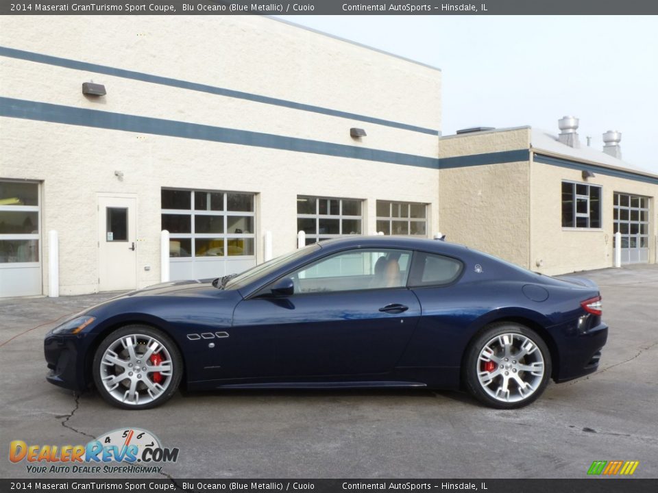 Blu Oceano (Blue Metallic) 2014 Maserati GranTurismo Sport Coupe Photo #3