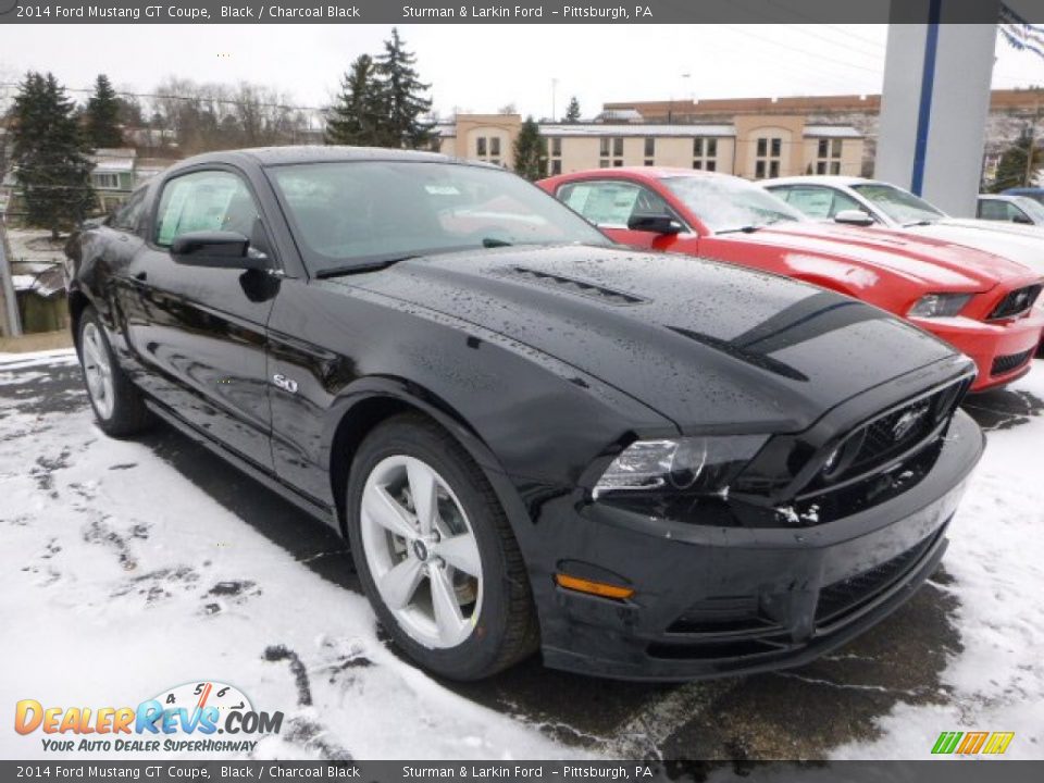 2014 Ford Mustang GT Coupe Black / Charcoal Black Photo #1