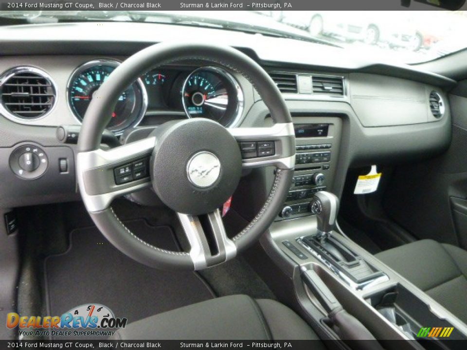 2014 Ford Mustang GT Coupe Black / Charcoal Black Photo #10