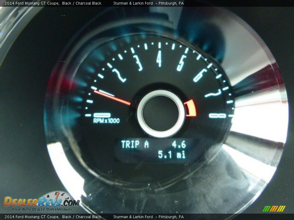 2014 Ford Mustang GT Coupe Black / Charcoal Black Photo #15