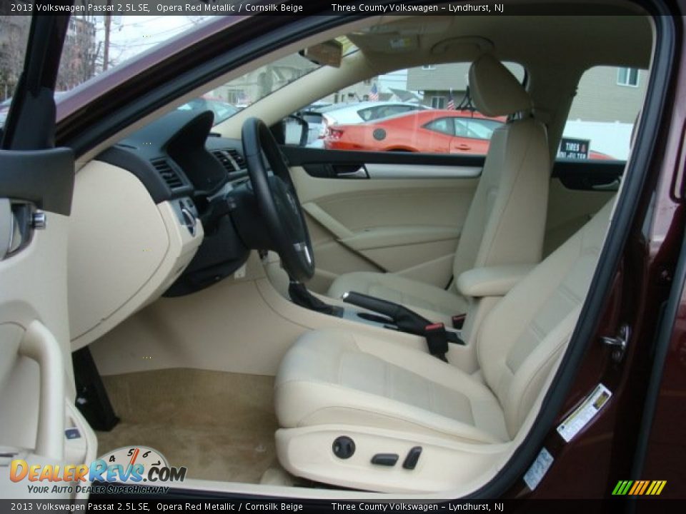 2013 Volkswagen Passat 2.5L SE Opera Red Metallic / Cornsilk Beige Photo #6