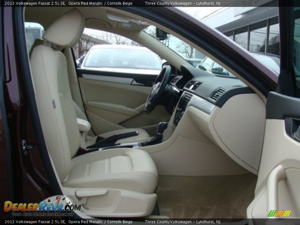 2013 Volkswagen Passat 2.5L SE Opera Red Metallic / Cornsilk Beige Photo #7