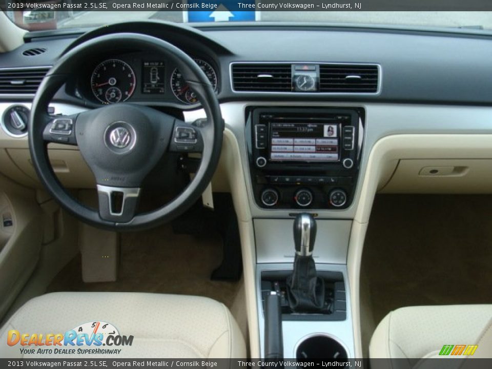 2013 Volkswagen Passat 2.5L SE Opera Red Metallic / Cornsilk Beige Photo #8