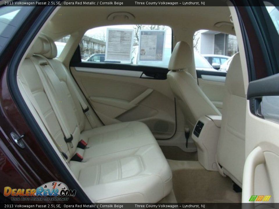 2013 Volkswagen Passat 2.5L SE Opera Red Metallic / Cornsilk Beige Photo #12