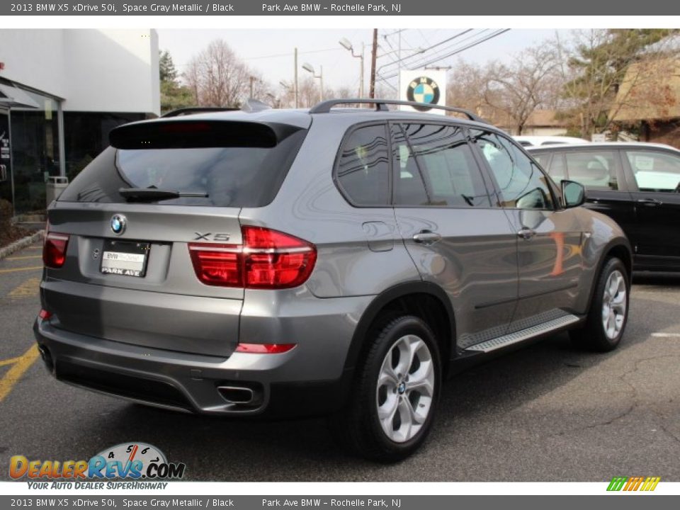 2013 BMW X5 xDrive 50i Space Gray Metallic / Black Photo #3