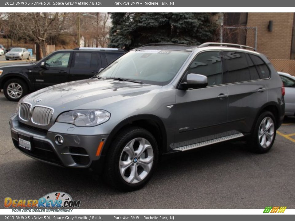 2013 BMW X5 xDrive 50i Space Gray Metallic / Black Photo #7